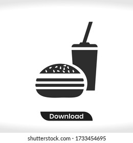 Fast Food icon vector eps 10