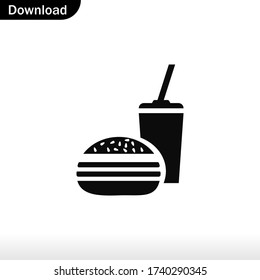 Fast Food icon vector eps 10