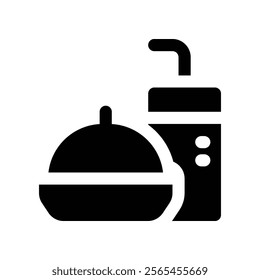 fast food icon. vector glyph icon for your website, mobile, presentation, and logo design.