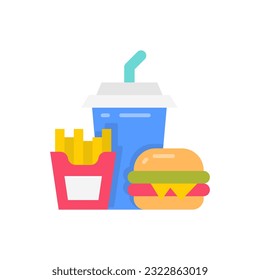 Fast Food icon in vector. Illustration