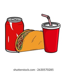 fast food icon vector illustration design