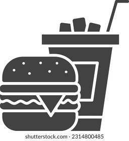 Fast Food icon vector image. Suitable for mobile application web application and print media.