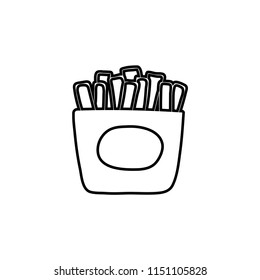 fast food icon vector line color colour menu 