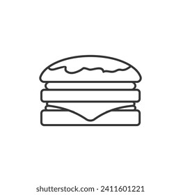 fast food icon vector sign