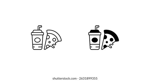 fast food icon with white background vector stock illustration