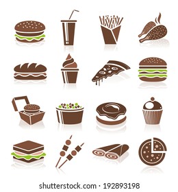 Fast food icons