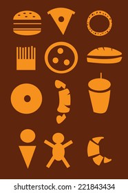 fast food icons