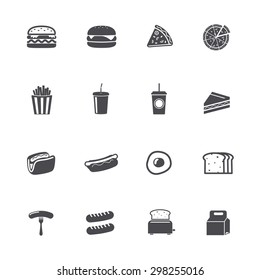 Fast food icons