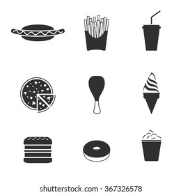 Fast food icons