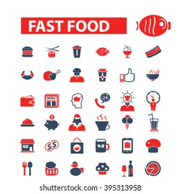 fast food icons
