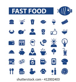 fast food icons
