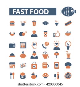 fast food icons