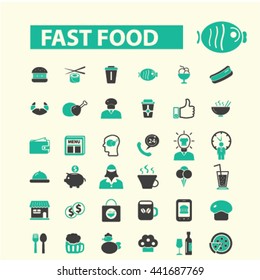 fast food icons