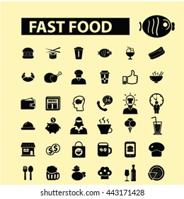fast food icons