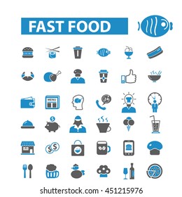 fast food icons