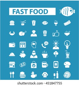 fast food icons