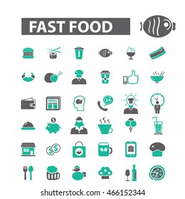 fast food icons