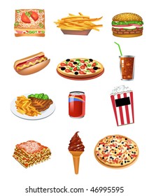 fast food icons