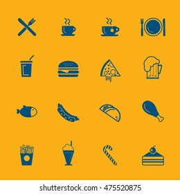 Fast food icons