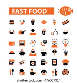 fast food icons