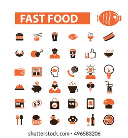 fast food icons
