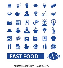 fast food icons
