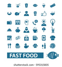 fast food icons
