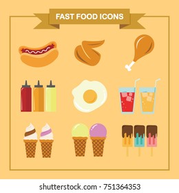 Fast Food Icons