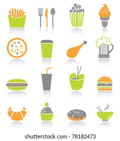 Fast food icons