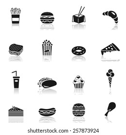 Fast Food Icons- Illustration