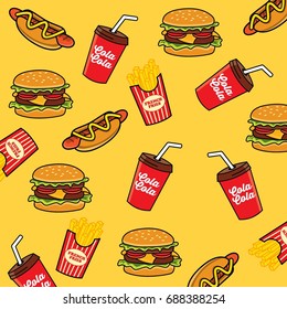 Fast Food Illustration