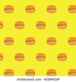 Fast food illustration pattern