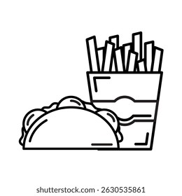 fast food image icon vector illustration design
