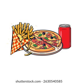 fast food image icon vector illustration design