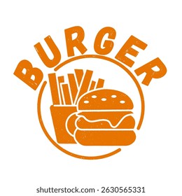 fast food image logo icon vector illustration design