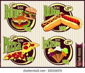 Fast food label