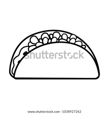 fast food line simle icon