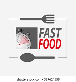 Fast food logo