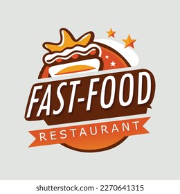 fast food logo vector