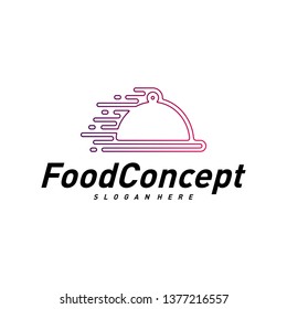 Fast Food Logo Concept Vector. Cooking logo Design Template Vector. Icon Symbol