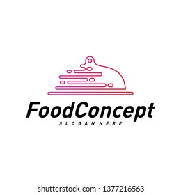 Fast Food Logo Concept Vector. Cooking logo Design Template Vector. Icon Symbol