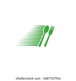 fast food logo design with modern pixel icons. Fast food restaurant logo design