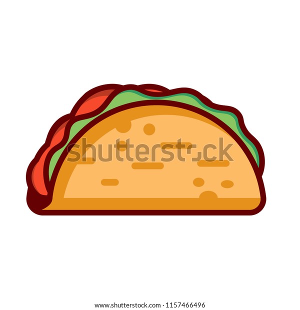 Fast Food Logo Design Retro Cartoon Stock Vector Royalty Free