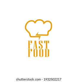 Fast Food Logo Design Vector Illustration Icon