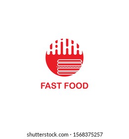 Fast food logo, restaurant logo - vector