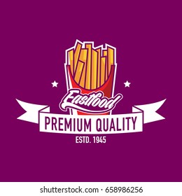 Fast Food Logo Stock