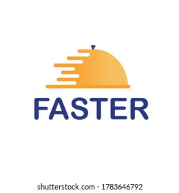 
fast food logo is suitable for cafe, fast delivery