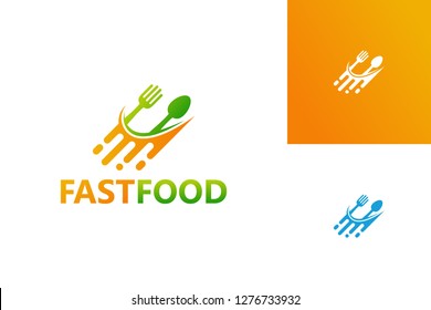 Fast Food Logo Template Design Vector, Emblem, Design Concept, Creative Symbol, Icon