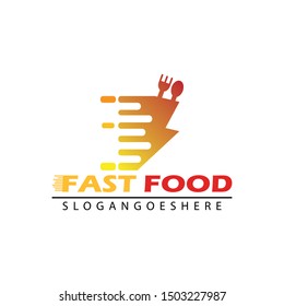 Fast Food Logo Template Design Vector