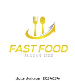 fast food and luxury food logo modern vector